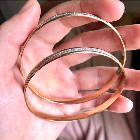 2pcs Glitter Bangle Bracelet - Picture 3 of 5